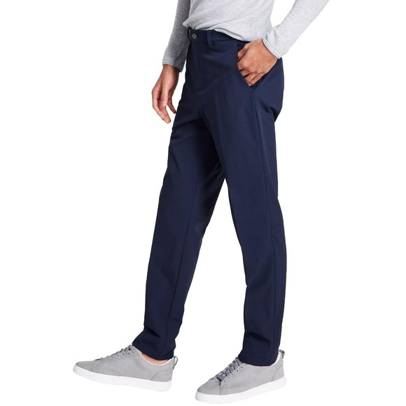 Calvin Klein Dress Pants Blue Nylon Blend, Slim Fit, Size 34 - Picture 1 of 7